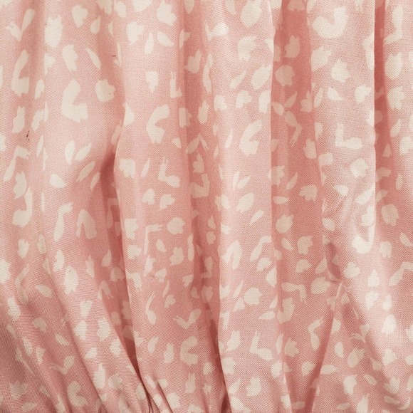 Rue21 animal print dress womens plus size 3x off shoulder cinched waist pink - Picture 3 of 14